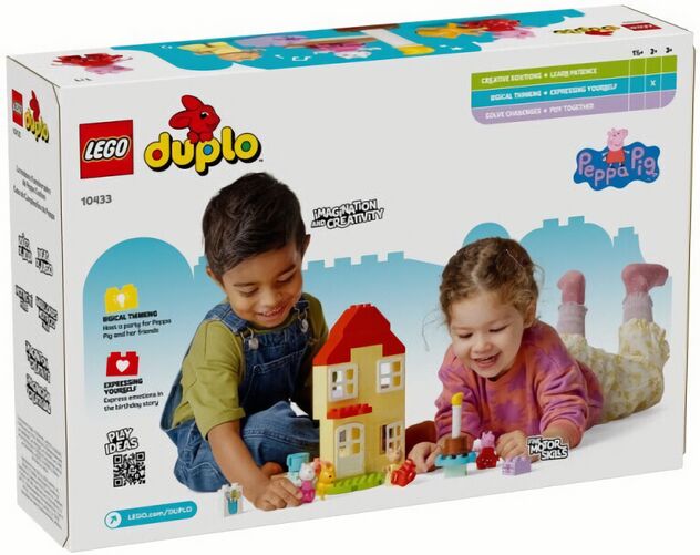 (EU) Конструктор LEGO Duplo Свинка Пеппа: домик для празднования дня рождения (10433)