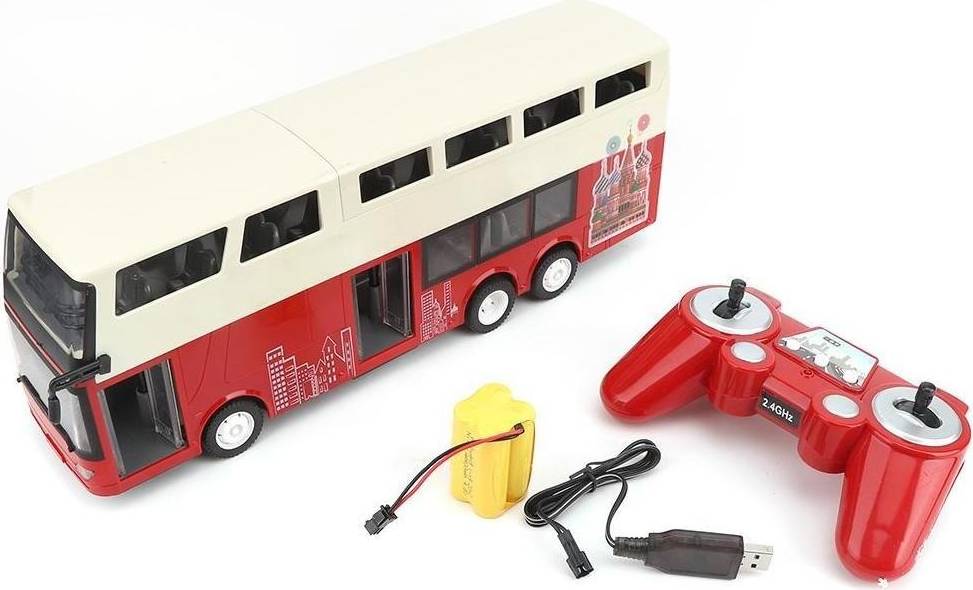 Радиоуправляемая модель Double Eagle E640-003 двухэтажный автобус  (1к18)