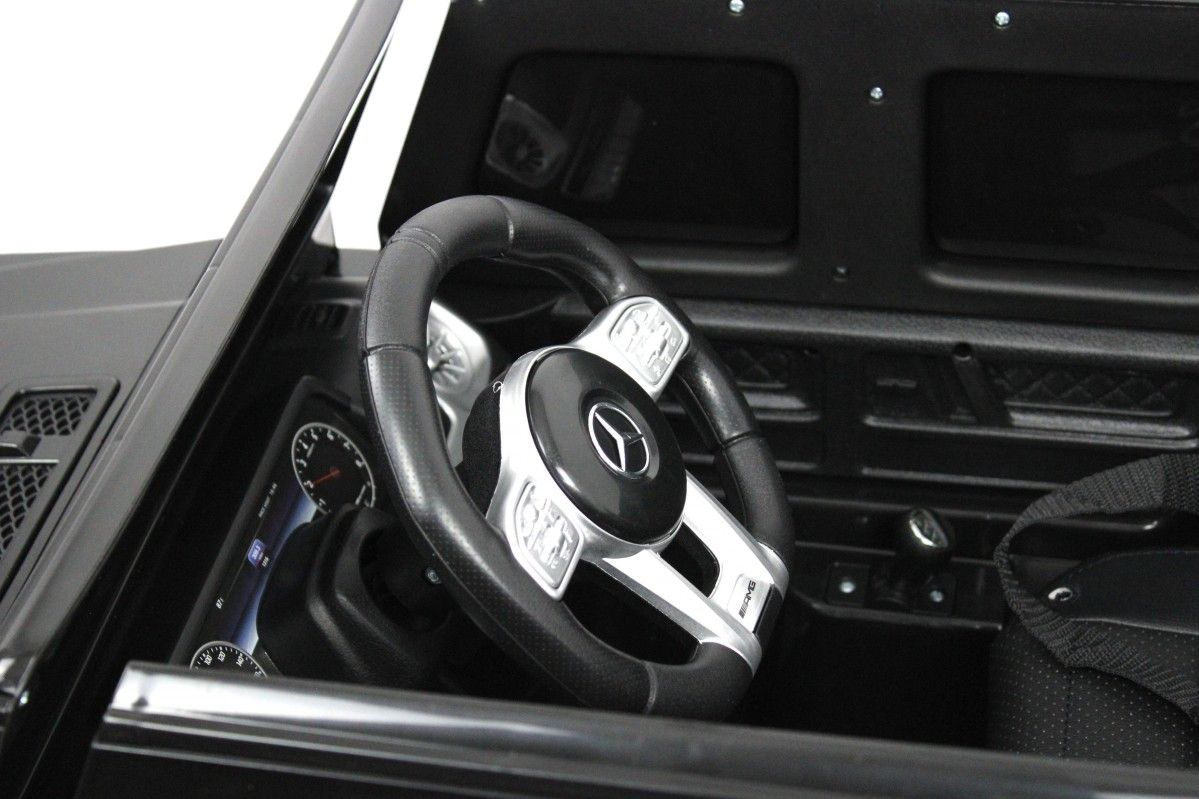 Детский электромобиль RiverToys Mercedes-Benz G63 (T999TT-BLACK             ) черный