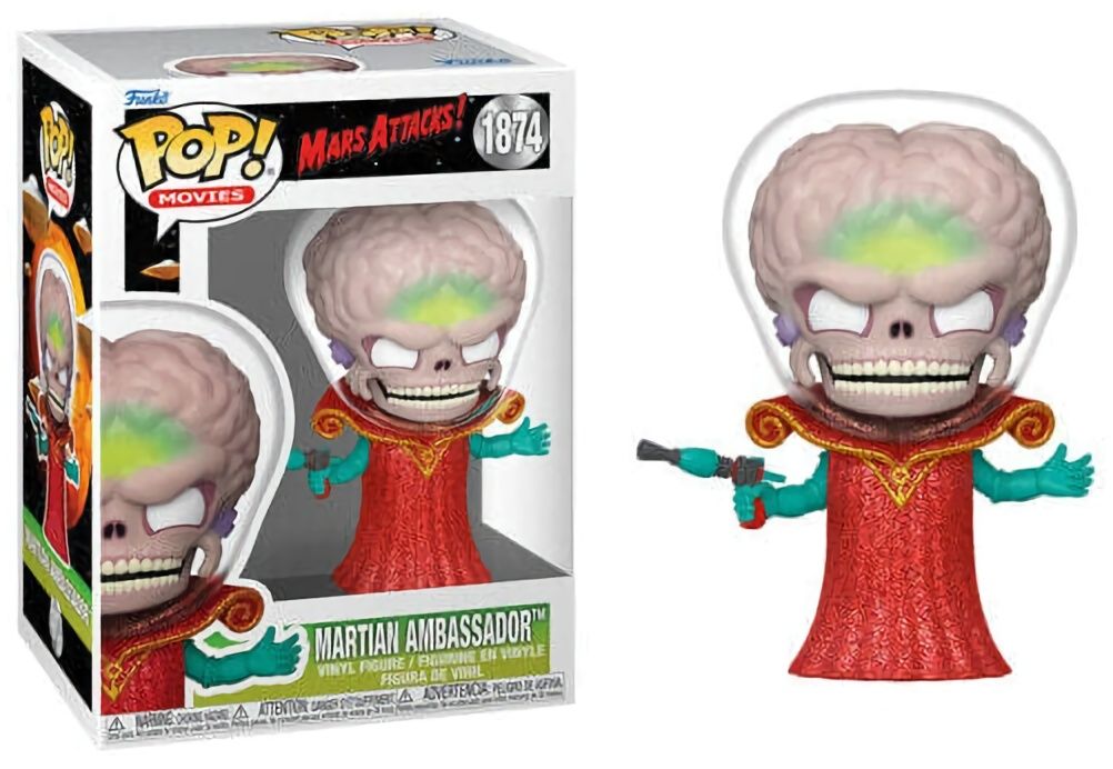 (CN) Фигурка Funko Pop! Movies: Mars Attacks! - Martian Ambassador (1874)