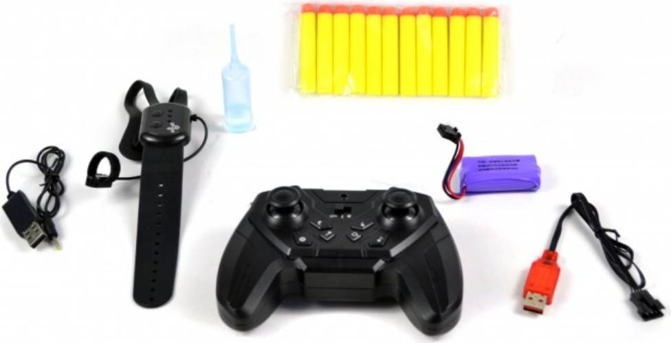 Радиоуправляемая модель CS Toys PRON-368-BLUE машина для дрифта (управление жестами, стреляет мягкими пулями) cиняя(PRON-368-BLUE)