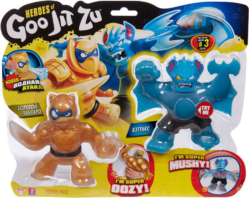 Тянущаяся игрушка Гуджитсу Пантаро и Бэттакс Водная Атака