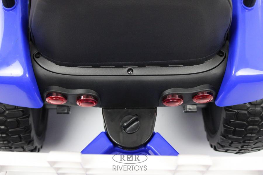 Детский электромобиль RiverToys H444HH синий