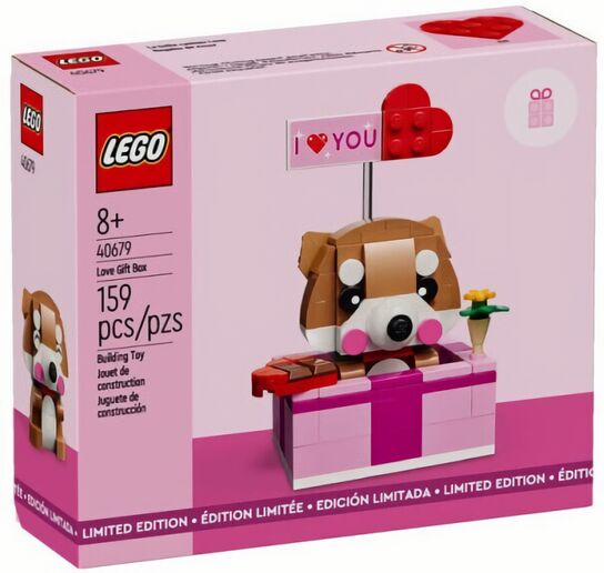 (EU) Игрушка-конструктор LEGO Подарочная коробка с любовью (40679)