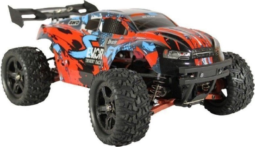 Радиоуправляемая модель Remo Hobby трагги S EVO-R UPGRADE V2.0 4WD (1к16) красный (RH1661UPGV2-RED)