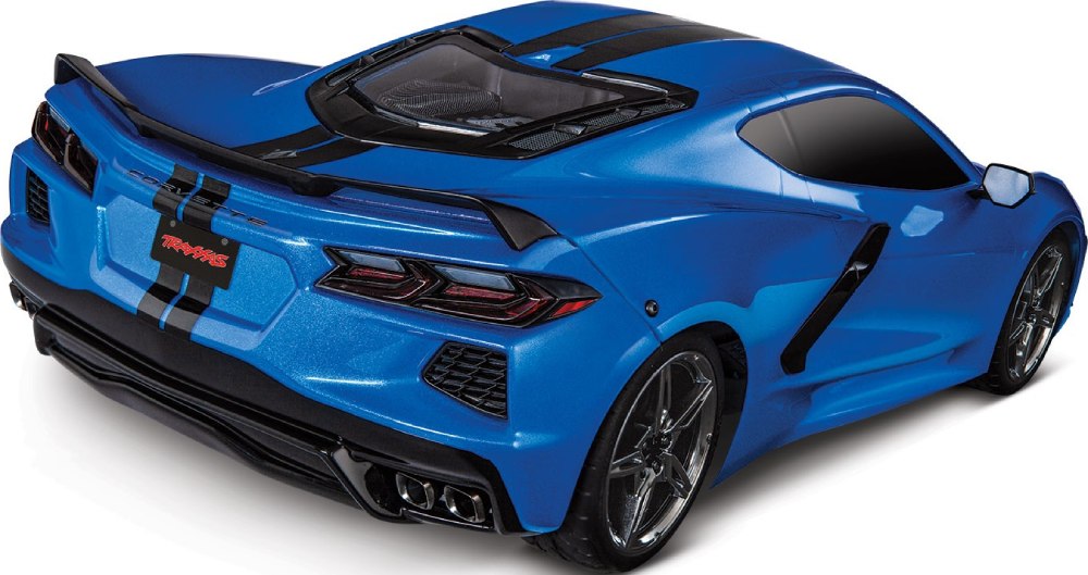 Радиоуправляемая модель туринг Traxxas 4-TEC 3.0 C8 Corvette 4WD RTR 1к10 TQi (TRA93054-4-BL)
