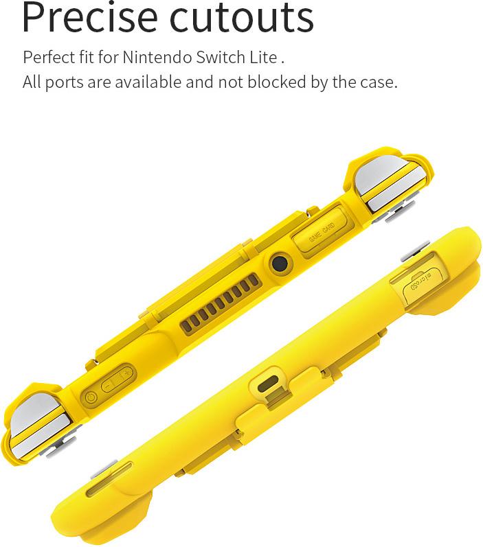Защитный чехол с держателем DOBE для Nintendo Switch (бирюзовый) (TNS-19121)