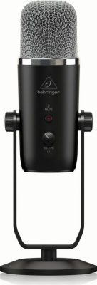 (EU) USB-микрофон Behringer Bigfoot конденсаторный, 3 капсюля, 4 диаграммы направленности