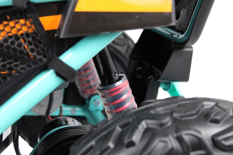 Детский электромобиль RiverToys P555PP светло-зеленый