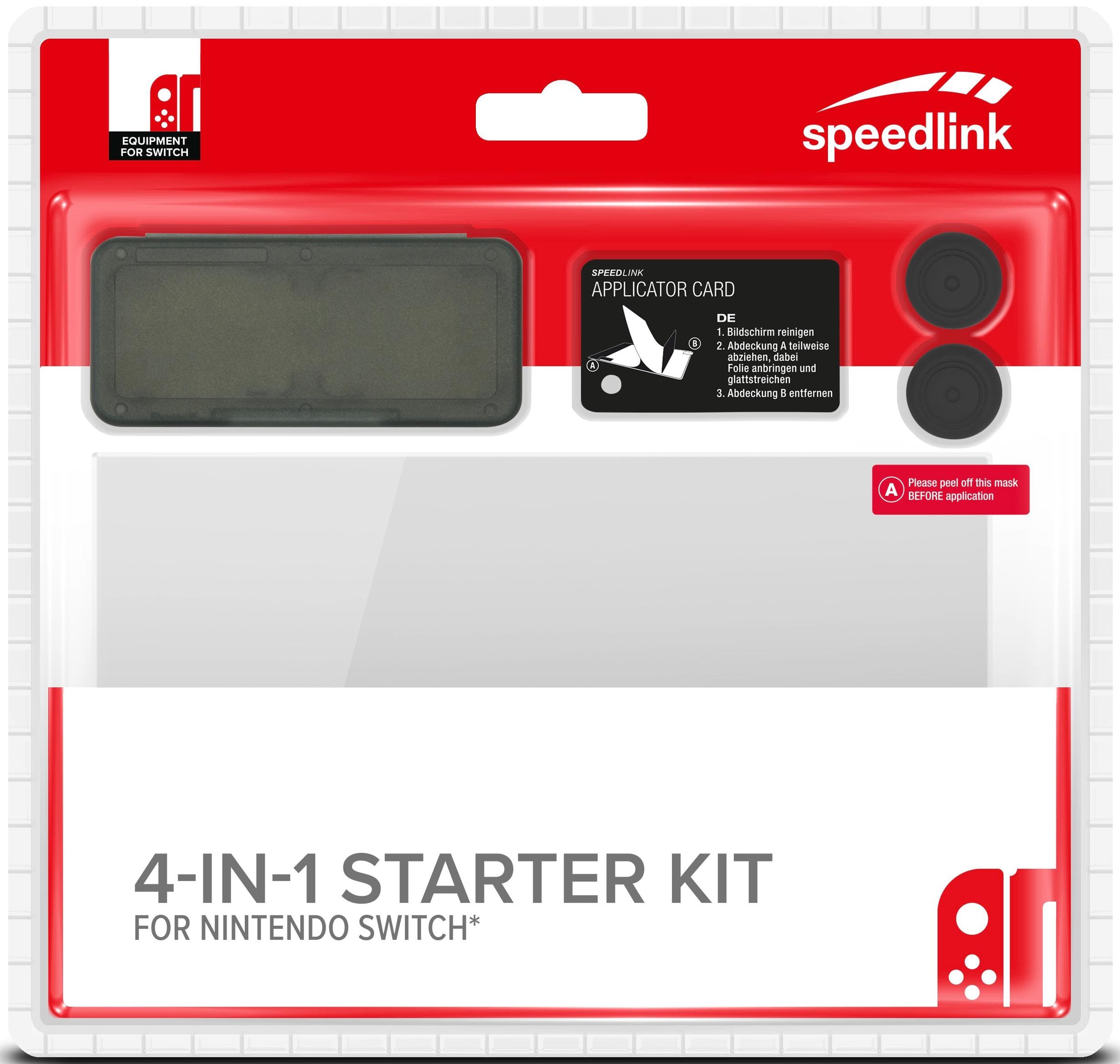 Набор аксессуаров STARTER PACK SpeedLink 4в1 для Nintendo Switch