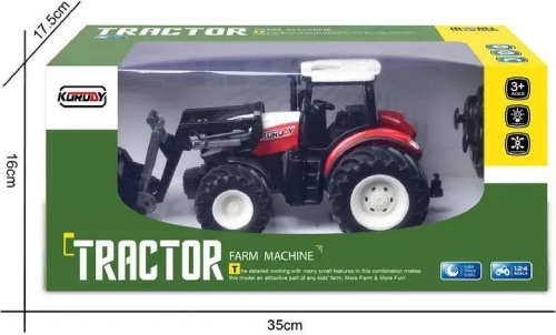 Радиоуправляемая модель фермерский трактор Korody KR6631K с фронтальным погрузчиком