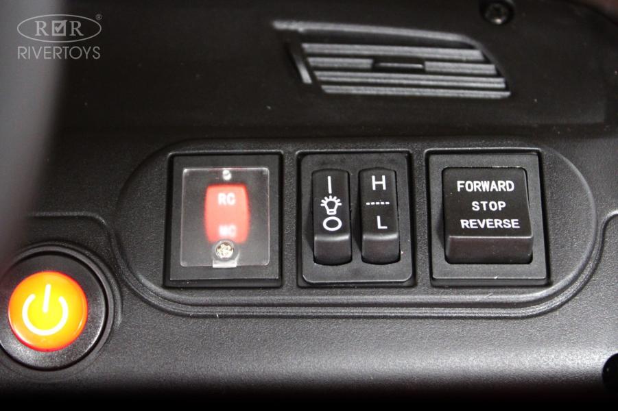 Детский электромобиль RiverToys Porsche 911 RUF (A444AA) синий