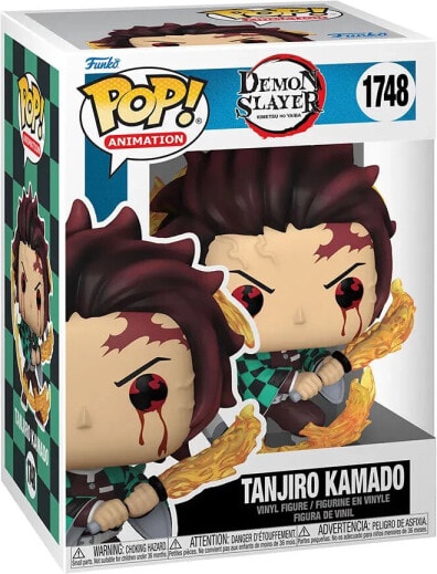 (EU) Фигурка Funko POP! + Animation: Tanjiro Kamado (Sun Breathing) (1748)