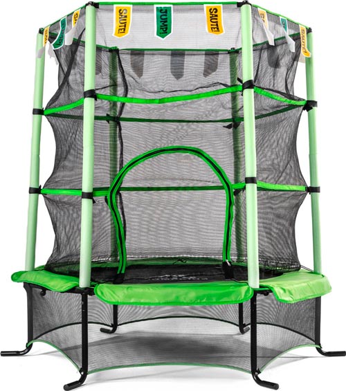 Батут DFC JUMP KIDS 55 зеленый, сетка (137см) 55INCH-JD-G