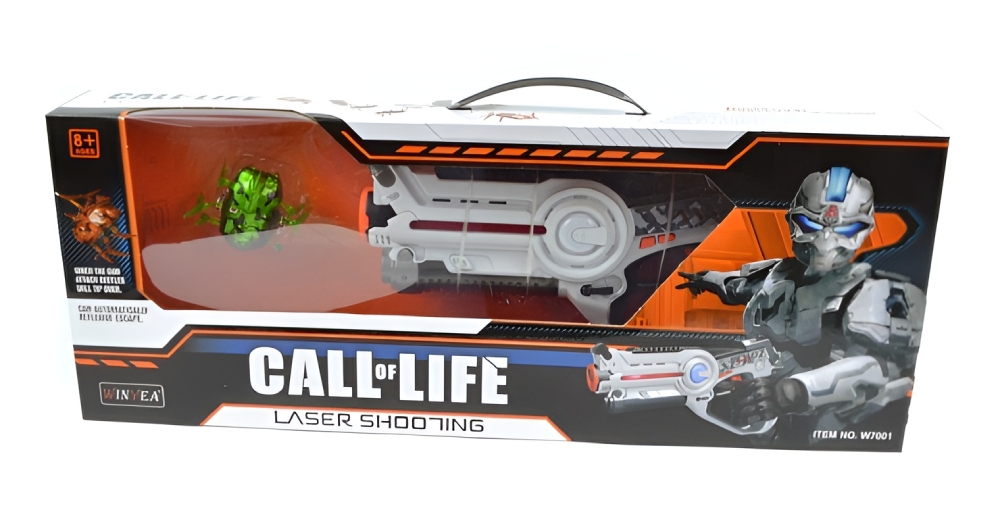Набор лазерный бой Call of Life с жуком (белый), Winyea w7001-WHITE