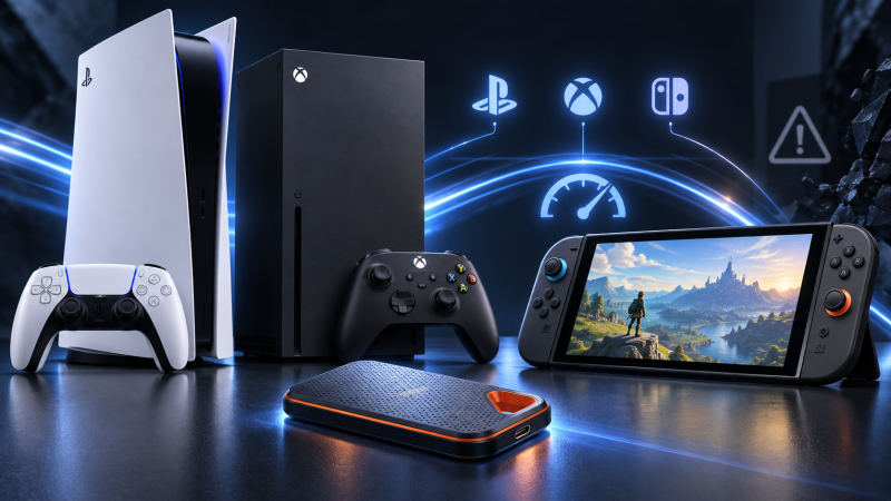 Внешний SSD для игровой консоли — совместимость, скорость и реальные ограничения