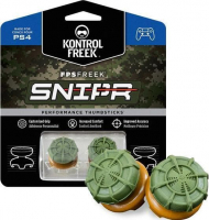 Накладки на стики KontrolFreek Grips SNIPR Green для геймпада Dualshock PS4 (зелёный)