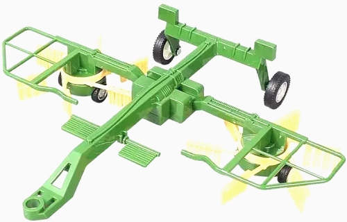 Радиоуправляемая модель фермерский трактор Korody KR6637B с роторной косилкой