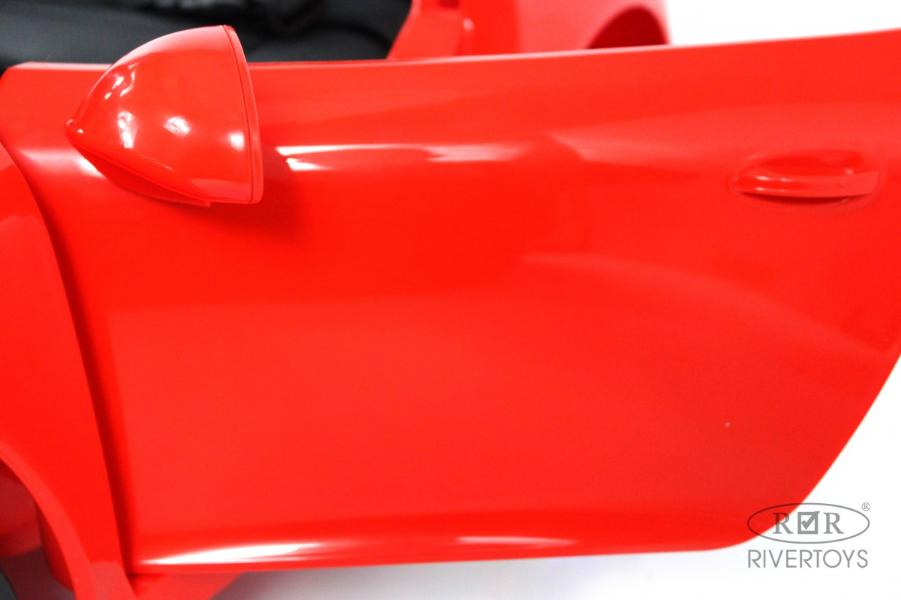 Детский электромобиль RiverToys Porsche 911 RUF (A444AA) красный