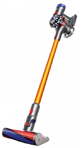 Беспроводной пылесос Dyson V8 absolute yellow/nickel (6 насадок)