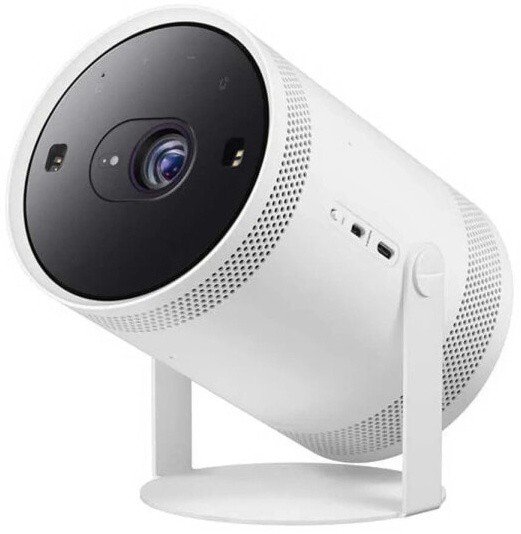 (EU) Проектор Samsung The Freestyle SP-LSP3BLA (550 лм, DLP, 360° Speaker), Белый, Чёрный