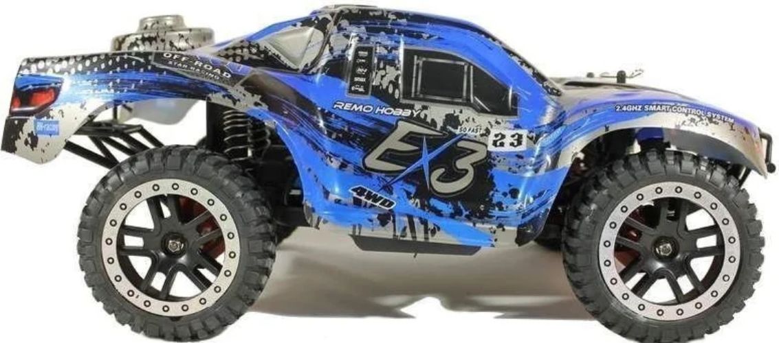 Радиоуправляемая модель Remo Hobby шорт-корс EX3 UPGRADE 4WD (1к10) синий (RH10EX3PRO-UPG-BLUE)