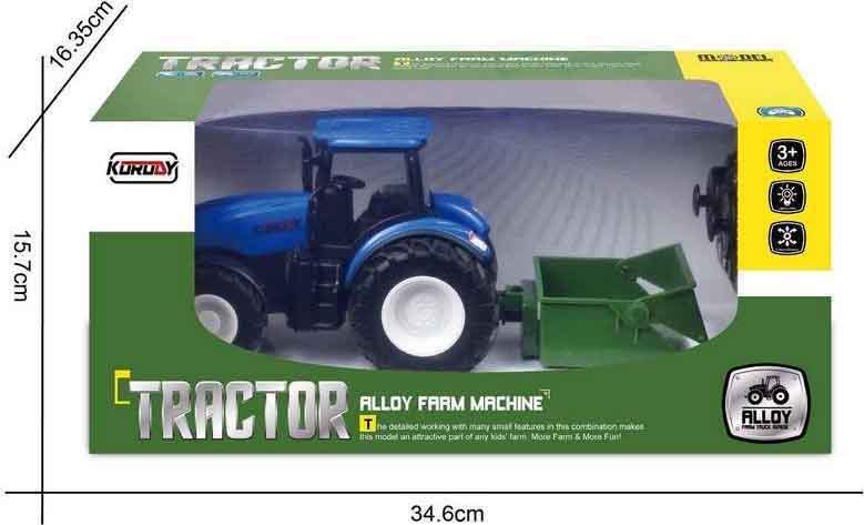 Радиоуправляемая модель фермерский трактор Korody KR6640H с самосвальным кузовом