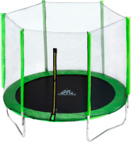 Батут DFC Trampoline Fitness 10ft зеленый, наружн.сетка (305см) 10FT-TR-LG