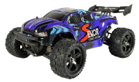 Радиоуправляемая трагги Remo Hobby S EVO-R Brushless V2.0 (синяя) 4WD 2.4G 1/16 RTR