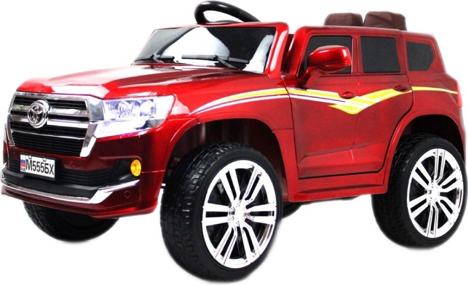 Детский электромобиль RiverToys М555БХ красный глянец