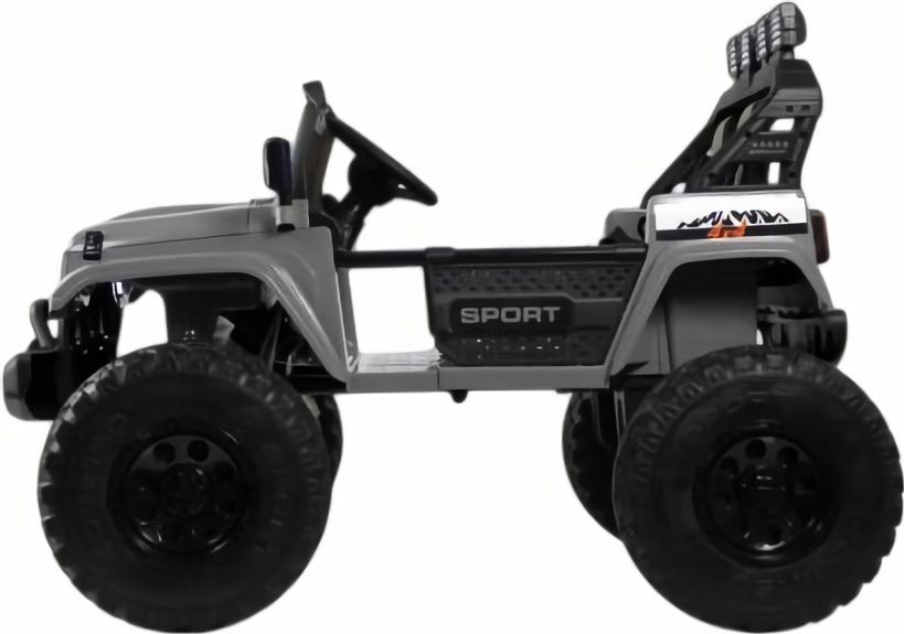Детский электромобиль Jeep A222AA серый