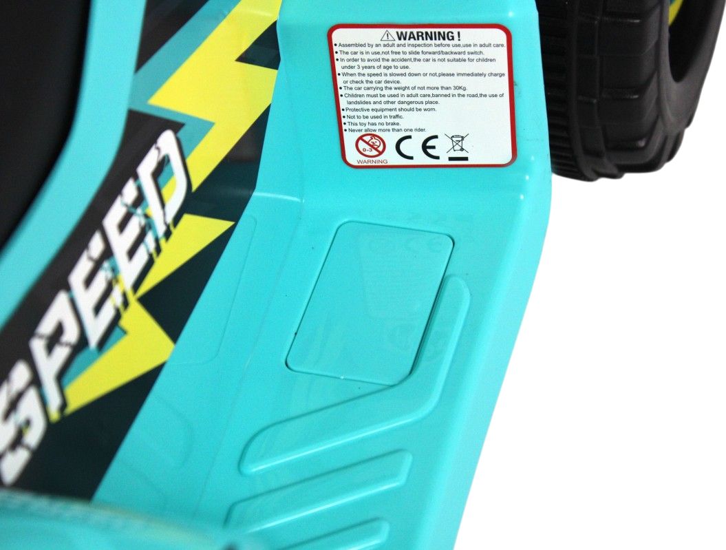 Детский электроквадроцикл RiverToys H001HH синий