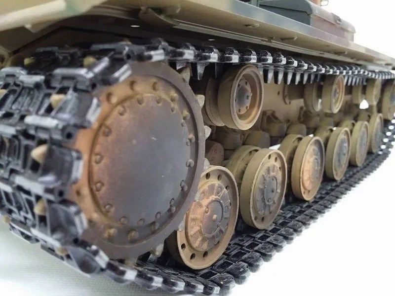 Радиоуправляемый танк Torro KV-2 1/16 зеленый, ИК-пушка (для ИК боя) V3.0 2.4G RTR, TR1212438786-3.0