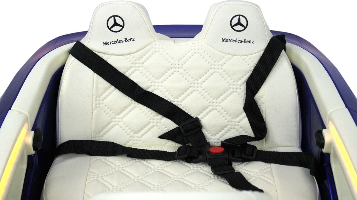 Детский электромобиль RiverToys (М333БХ-BLUE-GLANEC) синий глянец