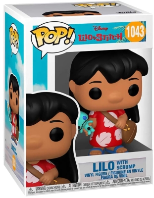 (EU) Фигурка Funko POP! Disney Lilo & Stitch: Lilo with Scrump (1043)