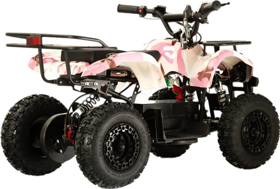 Детский электроквадроцикл RiverToys (ANRI) (розовый камуфляж)