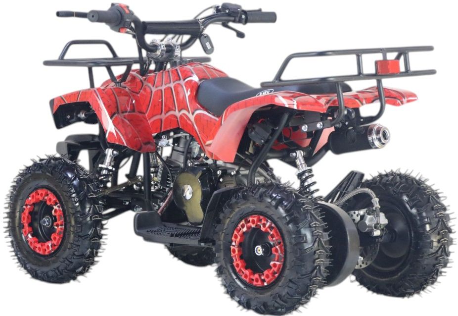 Детский квадроцикл RiverToys (TIGER-RED-SPIDER) красный спайдер