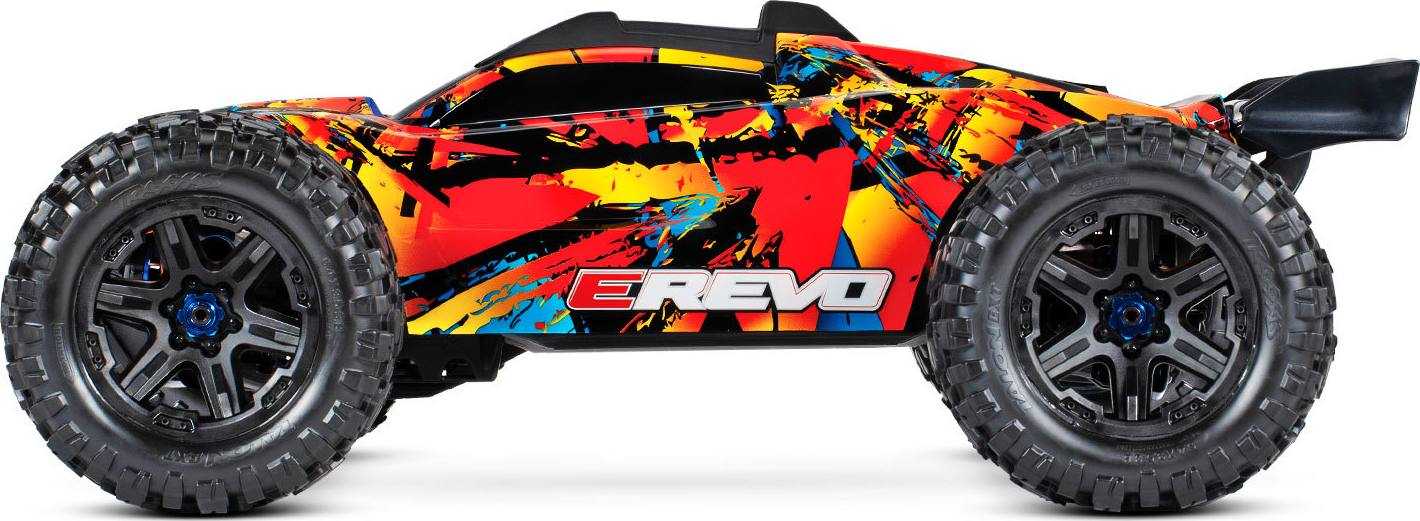 Радиоуправляемая модель трагги Traxxas E-Revo VXL 4WD RTR 1к10 (TRA86086-4-SLFR)