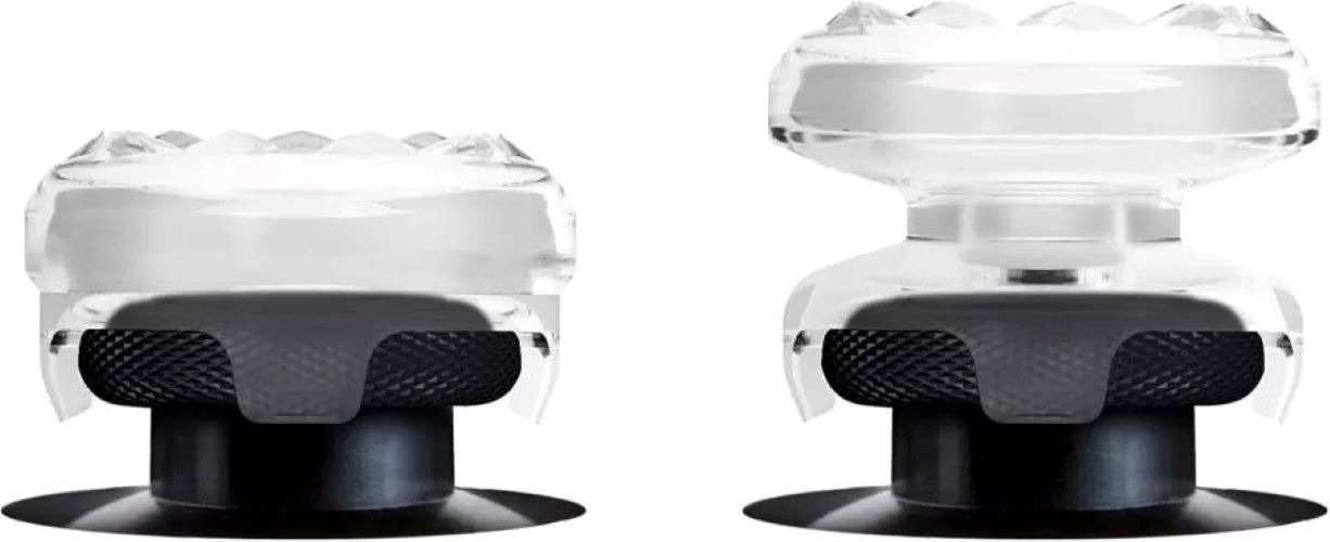 2 средние накладки на стики KontrolFreek Crystal Galaxy Edition для геймпада Microsoft XBOX One/Series (прозрачные)