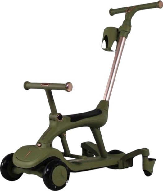 Детский cамокат-беговел RiverToys (HB-111) (зеленый)