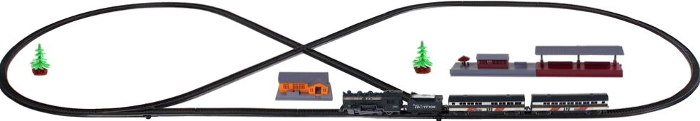 Железная дорога Fenfa Скоростной поезд с ж/д станцией 4,3 м (1638B)