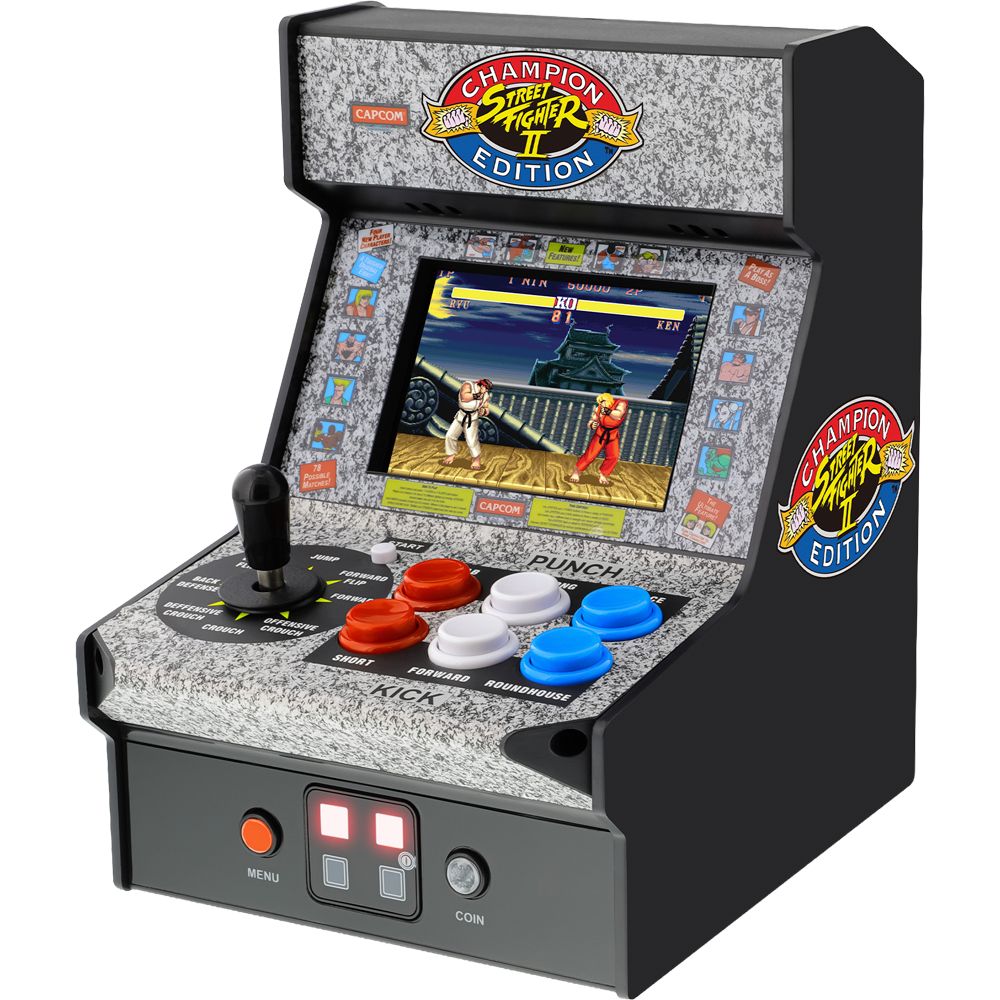 Аркадная игровая ретро приставка консоль My Arcade Street Fighter II: Champion Edition Micro Player