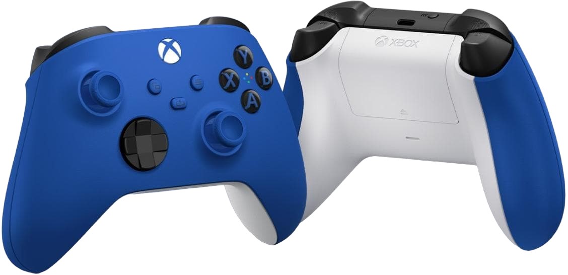 Microsoft XBOX Series S + 2-й геймпад (Shock Blue) + зарядная станция + гарнитура Gaming Stereo Headset