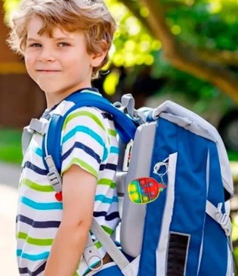 Брелок-игрушка POP IT Микки Маус (6х6см) антистресс (тактильная, сенсорная)