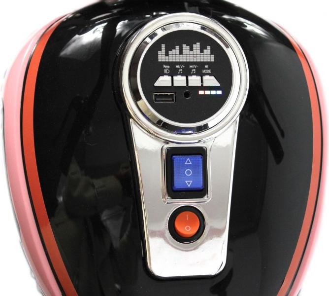 Детский электротрицикл RiverToys K003PX розовый