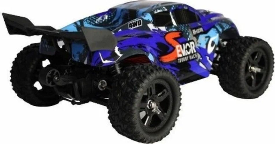 Радиоуправляемая модель Remo Hobby трагги S EVO-R V2.0 4WD (1к16) синий (RH1661V2-BLUE)