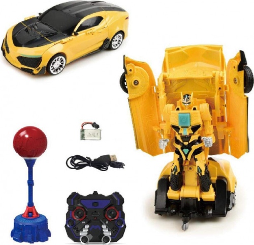 Радиоуправляемый робот JiaQi трансформер-боксер спортивная машина (TT687-S)