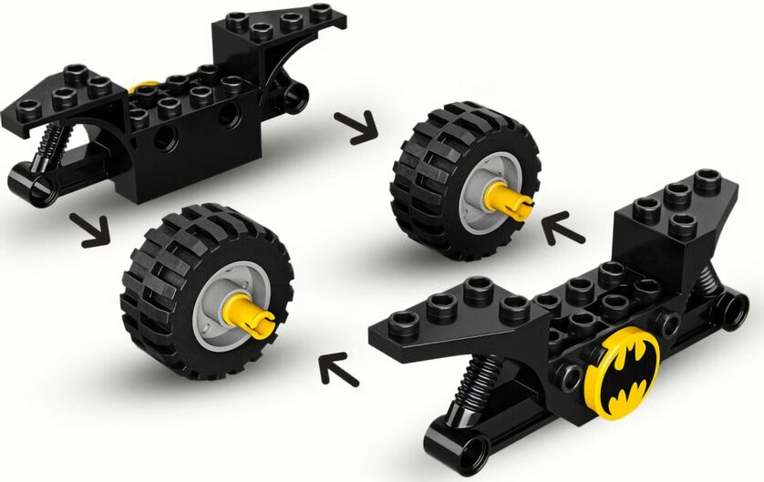 (EU) Конструктор LEGO DC Бэтмен против Харли Квинн (76220)