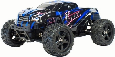 Радиоуправляемый монстр Remo Hobby SMAX Brushless (синий) 4WD 2.4G 1/16 RTR (E591-003)