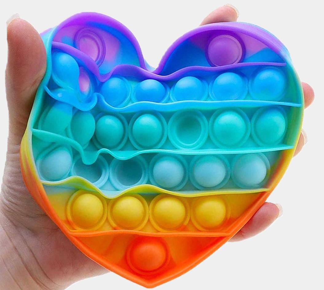 Игрушка POP IT Сердце (15х12см) антистресс (тактильная, сенсорная)